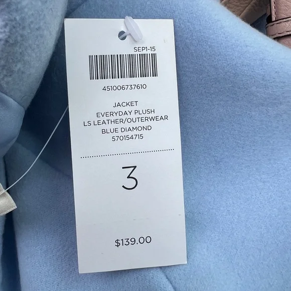 Chico’s Everyday Plush jacket sz 3 New - Picture 3 of 4